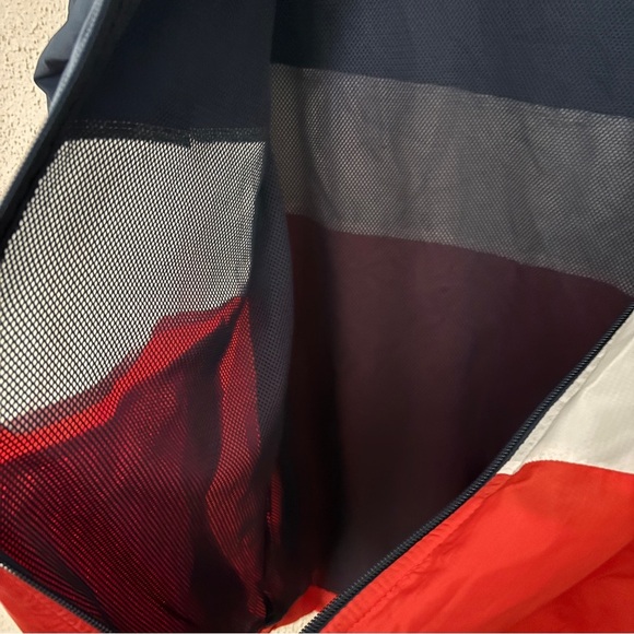 Vintage Mens Russell Athletic Windbreaker, Size Small (34-36) Blue/Orange/White - Picture 3 of 8